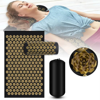 Nonslip Acupressure Mat and Pillow