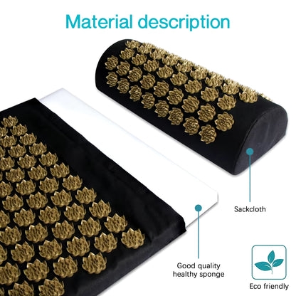 Nonslip Acupressure Mat and Pillow