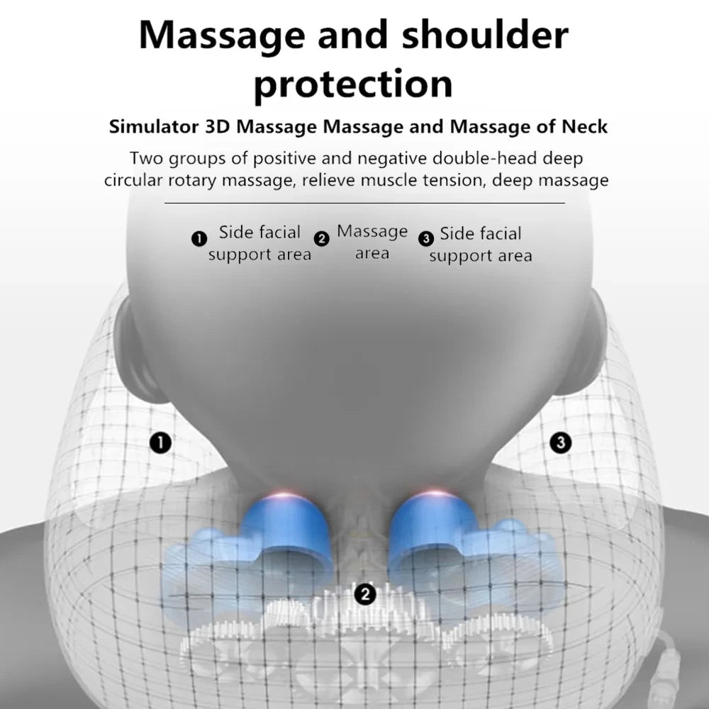 U Shaped Neck Massage Pillow